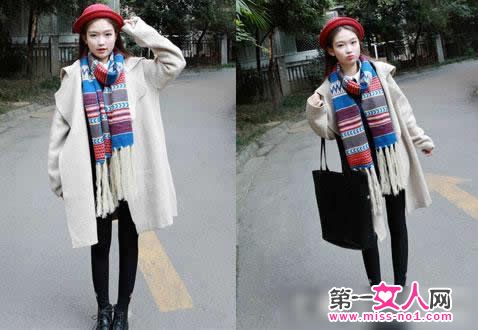 矮个子<em>美少女</em>搭配显高利器 宽松<em>风衣外套</em>随搭