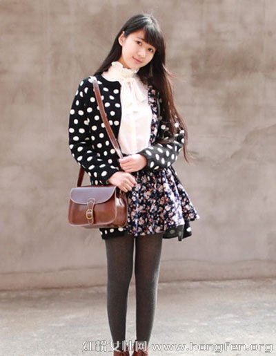 森女系春装搭配 清纯可人美翻三月天