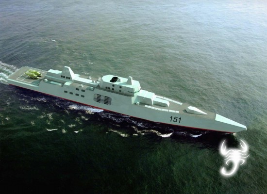 组图:055下一代驱逐舰大胆推测 要造中国版ddg-1000【2】