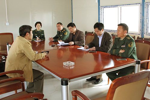 滁州市政府办公室深入胜华波有限公司帮办企业