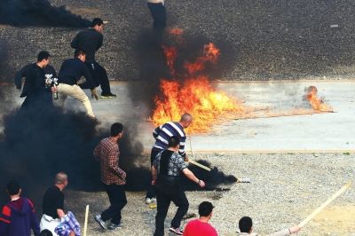 北京各警种演习处置群体性事件