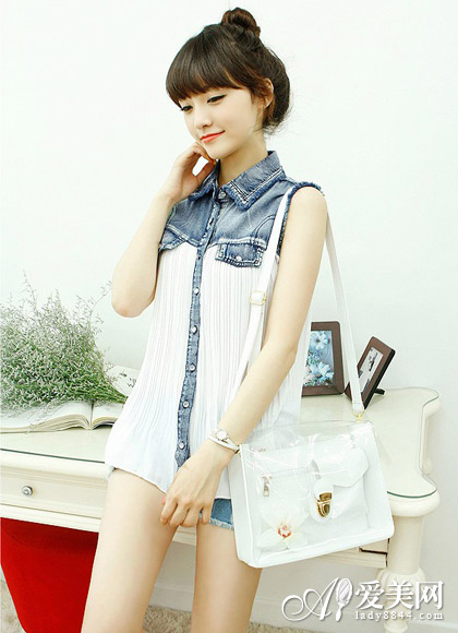 <em>背心+短裤</em> 无惧炎日清凉搭配【9】--江西频道-