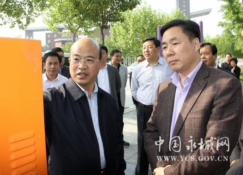 倪玉民带队来永城市考察城市建设及管理工作