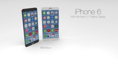 搭载iOS 8系统 5.7英寸iPhone 6设计图