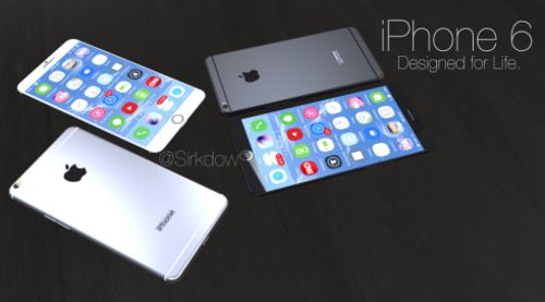 搭载iOS 8系统 5.7英寸iPhone 6设计图