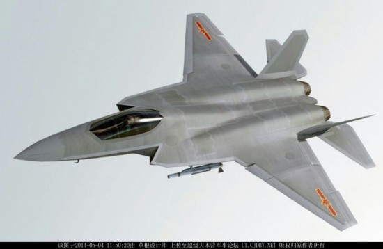 舰载版歼-31四代机CG美图欣赏