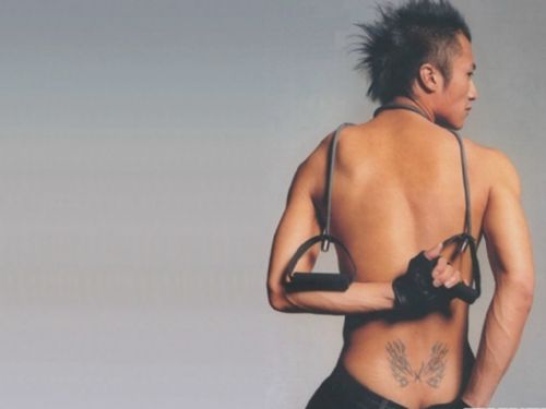 "爸爸回来了"贾乃亮吴尊pk腹肌 文章为爱纹身成笑话