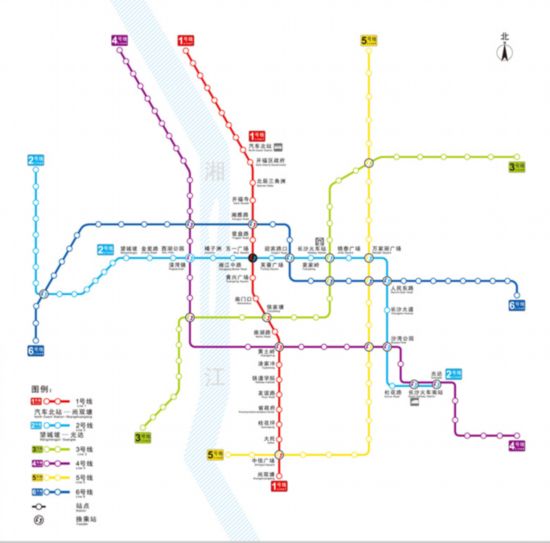 长沙地铁通车时间表 1号线2016年3号线2018年