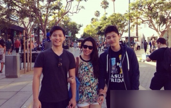 吴彦祖女儿照片曝光 明星混血儿女盘点(图)