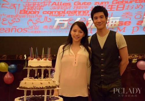王力宏与妻子李靓蕾