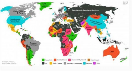 世界各国出口什么最赚钱?中东国家大发石油财