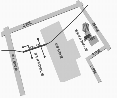 地铁1号线 郑州火车站 指示不明 市民抱怨走冤