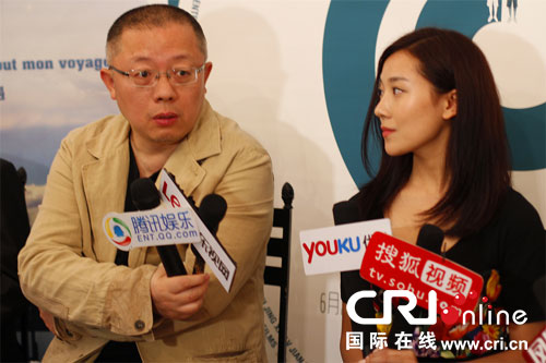 韩庚新片《寻找罗麦》戛纳发布国际版海报(图