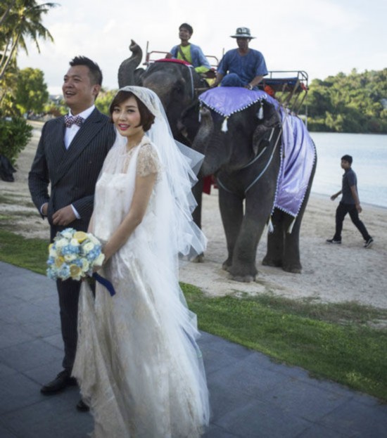 北京台美女主播大婚 尼格买提等到场祝贺(图)-