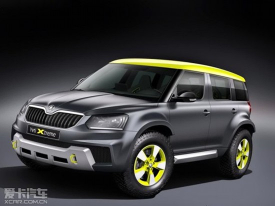 斯柯达Yeti概念车官图曝光 5月29日将发布