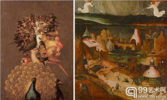 ��After Giuseppe Arcimboldo�� Air  �ң�Follower of Hieronymus Bosch�� The Last Judgment�� 1515-20