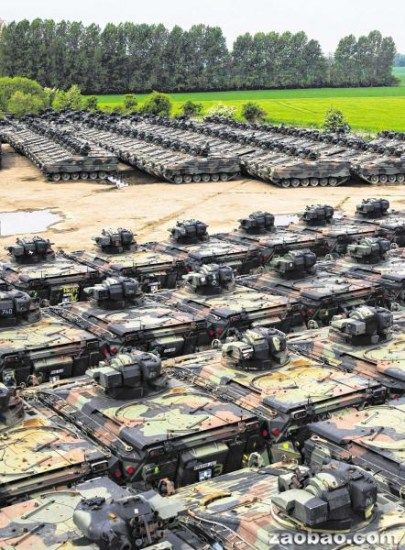 德“坦克坟场”:拆卸退役坦克卖零件和废铁(图)