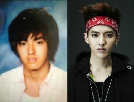 exo出道前照片曝光 kris吴亦凡龅牙suho大脸小眼【8】