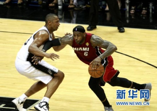 NBA总决赛马刺vs热火:马刺拿下第一场