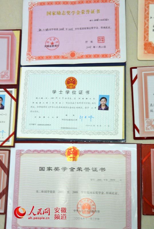 张二娥十分优秀,在校期间获得过国家励志奖学金、国家奖学金。(苏加元 摄)