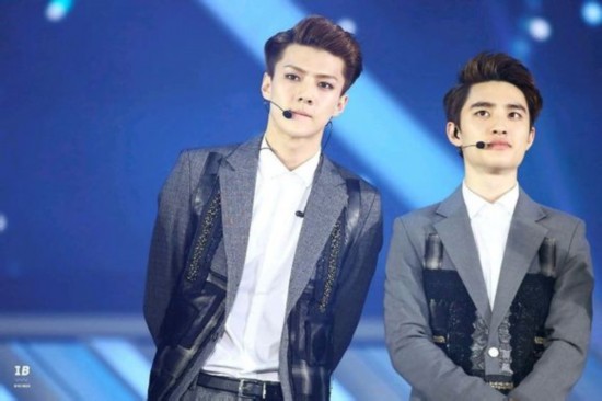 韩国2014梦想演唱会EXO花絮:鹿晗显领袖气场