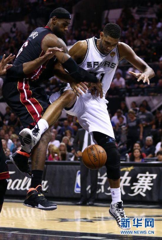 NBA总决赛马刺vs热火:马刺96比98不敌热火