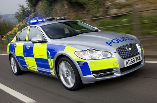 捷豹xf警车