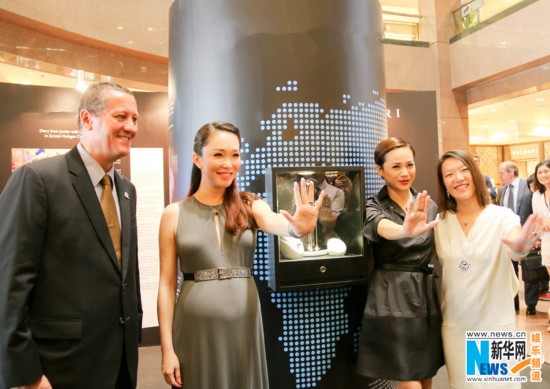 图:范文芳怀孕七月忙不停 亲身参与为儿童筹款