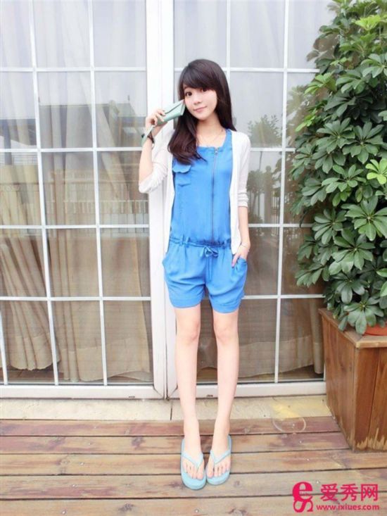 体形娇小MM妙搭衣服显身高