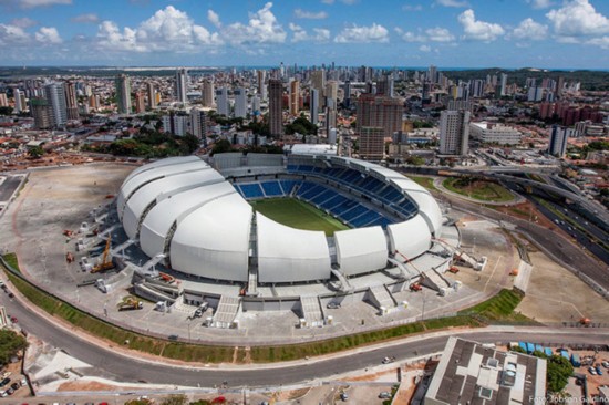 巴西世界杯12大场馆排行榜