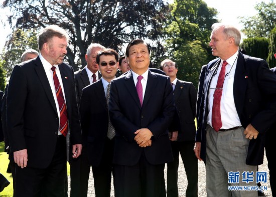中央政治局常委,中央书记处书记刘云山出席中国爱尔兰人文交流活动