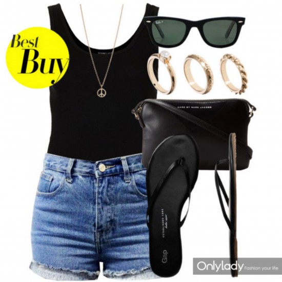 超高利用率!毛边牛仔短裤酷夏混搭秘籍