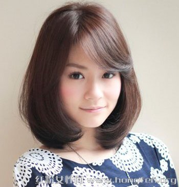 菱形脸适合甜美短发 时尚百搭人气翻倍