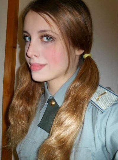 实拍俄罗斯的空军美女战士(组图)