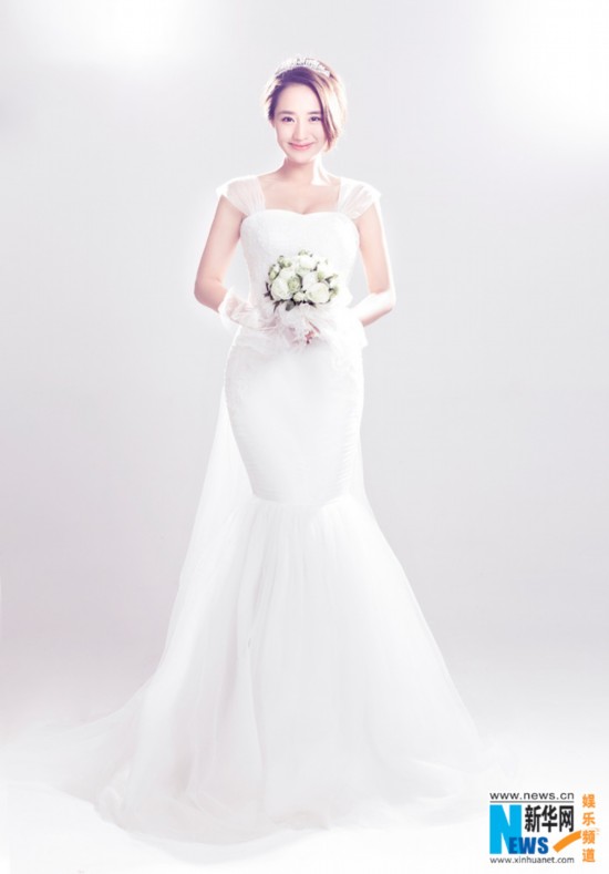 王智为时尚摄影机构代言 曝梦幻婚纱唯美写真