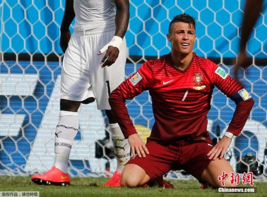 C罗破门 葡萄牙2-1加纳仍出局