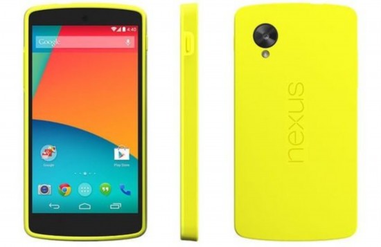 谷歌欲推黄色nexus5售价或不变