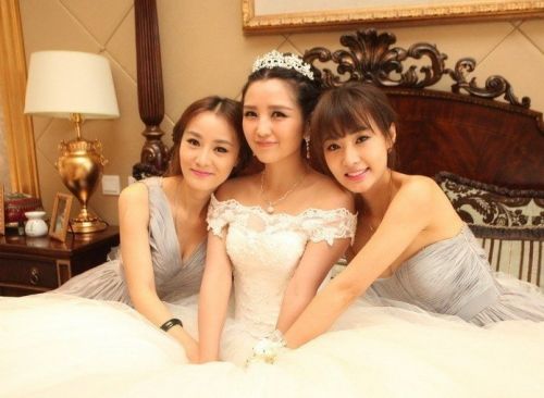 何洁婚纱_何洁婚纱照(2)