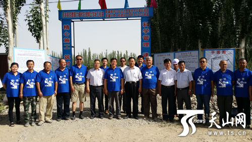 民丰:新疆质监局住村工作组为兰帕村援建综合