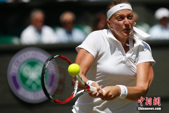科维托娃击败同胞 闯进温网女单决赛【组图】