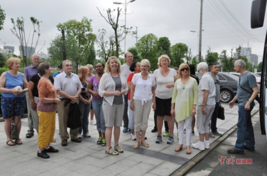 美国华盛顿州企业家商务考察团到宣城市考察