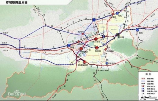 关中城际铁路规划获国家批复 总投资约500亿元