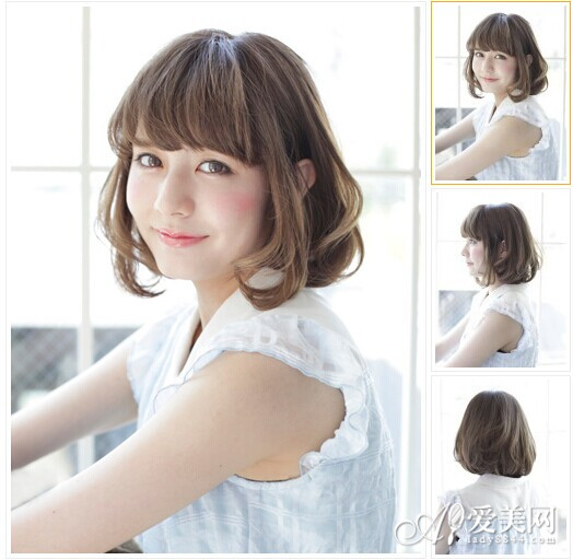 碎发梨花头