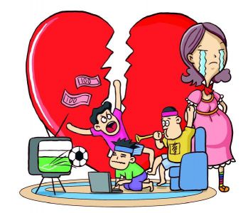 男子博彩输光五万多奶粉钱 怀孕三个月媳妇要