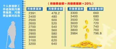 合肥个体参保社保缴费基数调整(图)