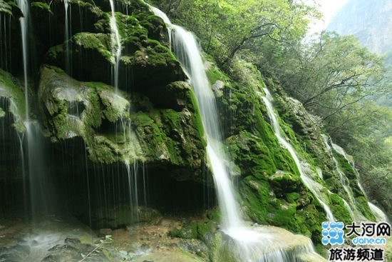 河南新乡宝泉风景区 十大最美瀑布