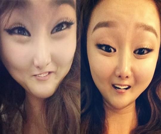 少女时代秀英tiffany晒自拍 歪嘴斜眼变大头