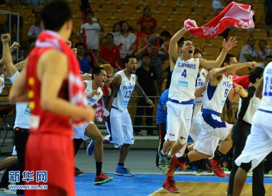 男篮亚洲杯:中国队不敌菲律宾队 获得第四名