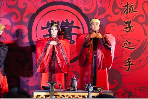 中国首个全朝代婚礼展示秀完美呈现--湖南频道--人民网