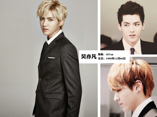 EXO鹿晗吴亦凡金宇彬李钟硕尼坤李敏镐 长腿